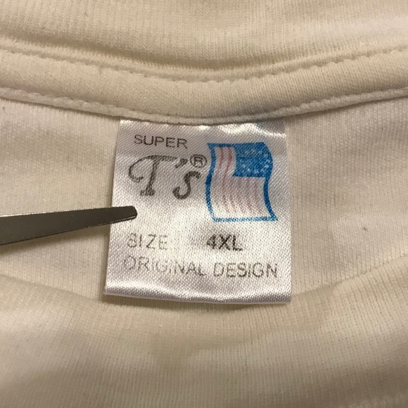 Unisex white t-shirt embroidered with “We be Jammin” & “Jamaica” (4XL) - Picture 3 of 12